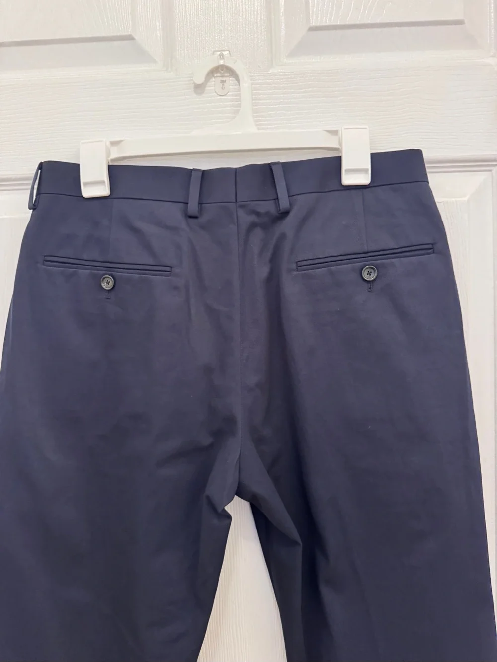 J. Crew Navy Ludlow Slim-fit suit pant in Japanese cotton chino 32x32